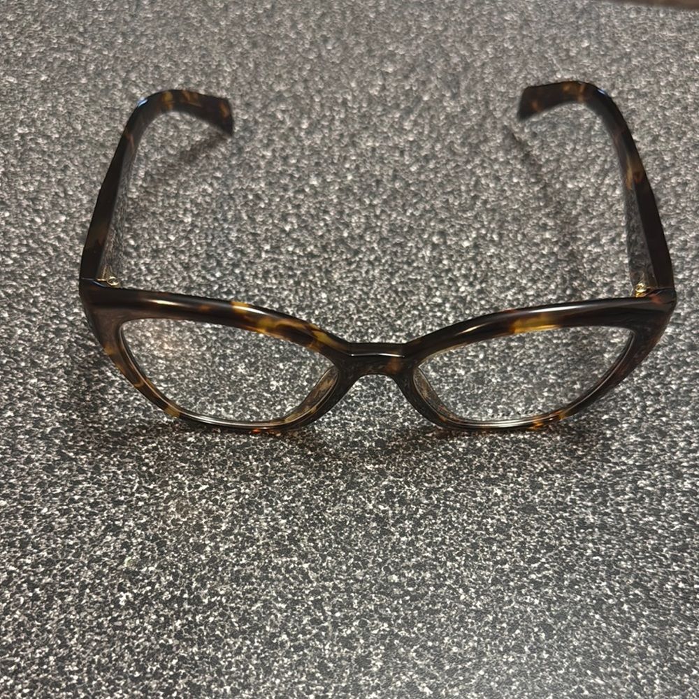Prada Women's Brown Patterned Glasses